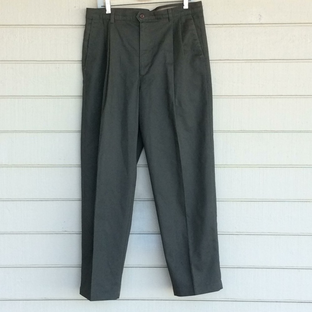 Men’s Dockers Forest Green Slacks Pants 36x30